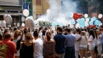 Funerali di Omar Bassi Bollate - 12 agosto 2024 - foto Spf/Ansa