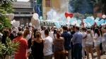 Funerali di Omar Bassi Bollate - 12 agosto 2024 - foto Spf/Ansa