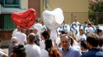 Funerali di Omar Bassi Bollate - 12 agosto 2024 - foto Spf/Ansa