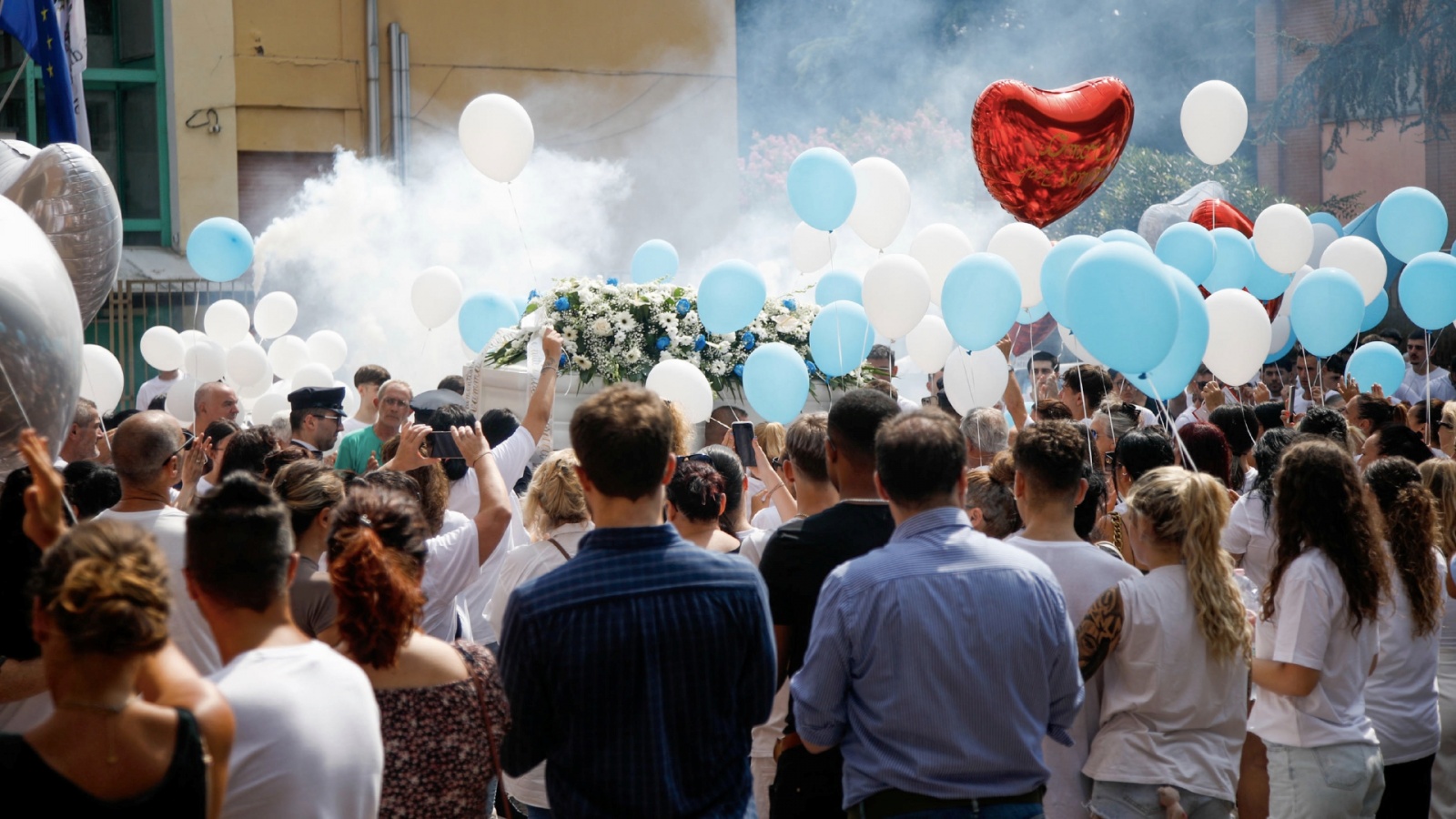 Funerali di Omar Bassi Bollate - 12 agosto 2024 - foto Spf/Ansa