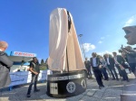 CASTRONNO. CERIMONIA PER CENTENARIO AUTOSTRADA MILANO VARESE ALL’AREA DI SERVIZIO BRUGHIERA EST E SCOPERTURA INSTALLAZIONE DELL’ARTISTA MARTINOLI NELLA FOTO SCOPERTURA INSTALLAZIONE