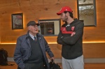 VARESE. PRESENTAZIONE OPENJOBMETIS PALLACANESTRO VARESE 2024 2025 AI TIFOSI AL CAFFEÕ BROLETTO NELLA FOTO TOTO BULGHERONI CON ALVITI