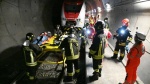 CASTELLANZA ESERCITAZIONE INCIDENTE FERROVIARIO GALLERIA DI CASTELLANZA