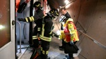 CASTELLANZA ESERCITAZIONE INCIDENTE FERROVIARIO GALLERIA DI CASTELLANZA