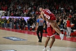 VARESE. BASKET LBA. OPENJOBMETIS VARESE-VIRTUS SEGAFREDO BOLOGNA NELLA FOTO ESULTANZA FINALE LIBRIZZI PORTATO IN BRACCIO