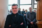 VARESE FUNERALI DI CARLO LUCCHINA CHIESA SAN CARLO BORROMEO NELLA FOTO CARCANO