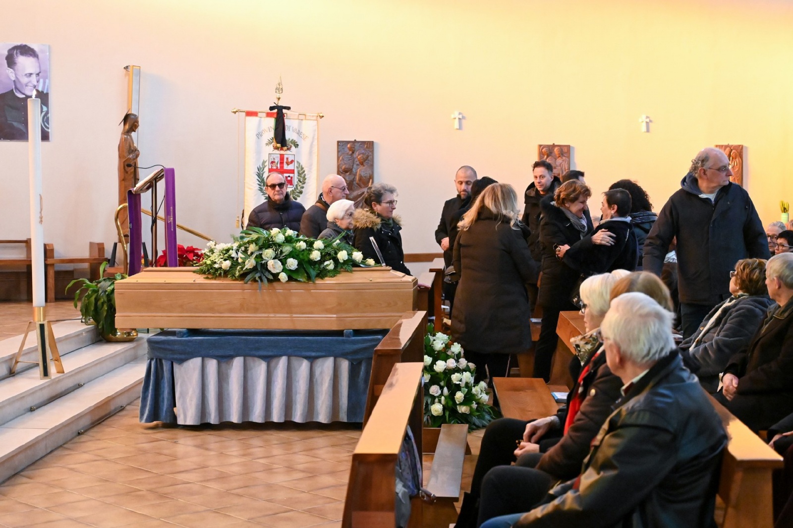 VARESE FUNERALI DI CARLO LUCCHINA CHIESA SAN CARLO BORROMEO