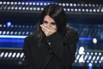 Italian singer Giorgia on stage at the Ariston theatre during the 75th edition of the Sanremo Italian Song Festival, in Sanremo, Italy, 15 February 2025. The music festival will run from 11 to 15 February 2025. ANSA/ETTORE FERRARI