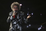 Italian singer Simone Cristicchi on stage at the Ariston theatre during the 75th edition of the Sanremo Italian Song Festival, in Sanremo, Italy, 15 February 2025. The music festival will run from 11 to 15 February 2025. ANSA/ETTORE FERRARI