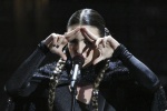 Italian singer Joan Thiele performs on stage at the Ariston theatre during the 75th edition of the Sanremo Italian Song Festival, in Sanremo, Italy, 15 February 2025. The music festival will run from 11 to 15 February 2025. ANSA/ETTORE FERRARI