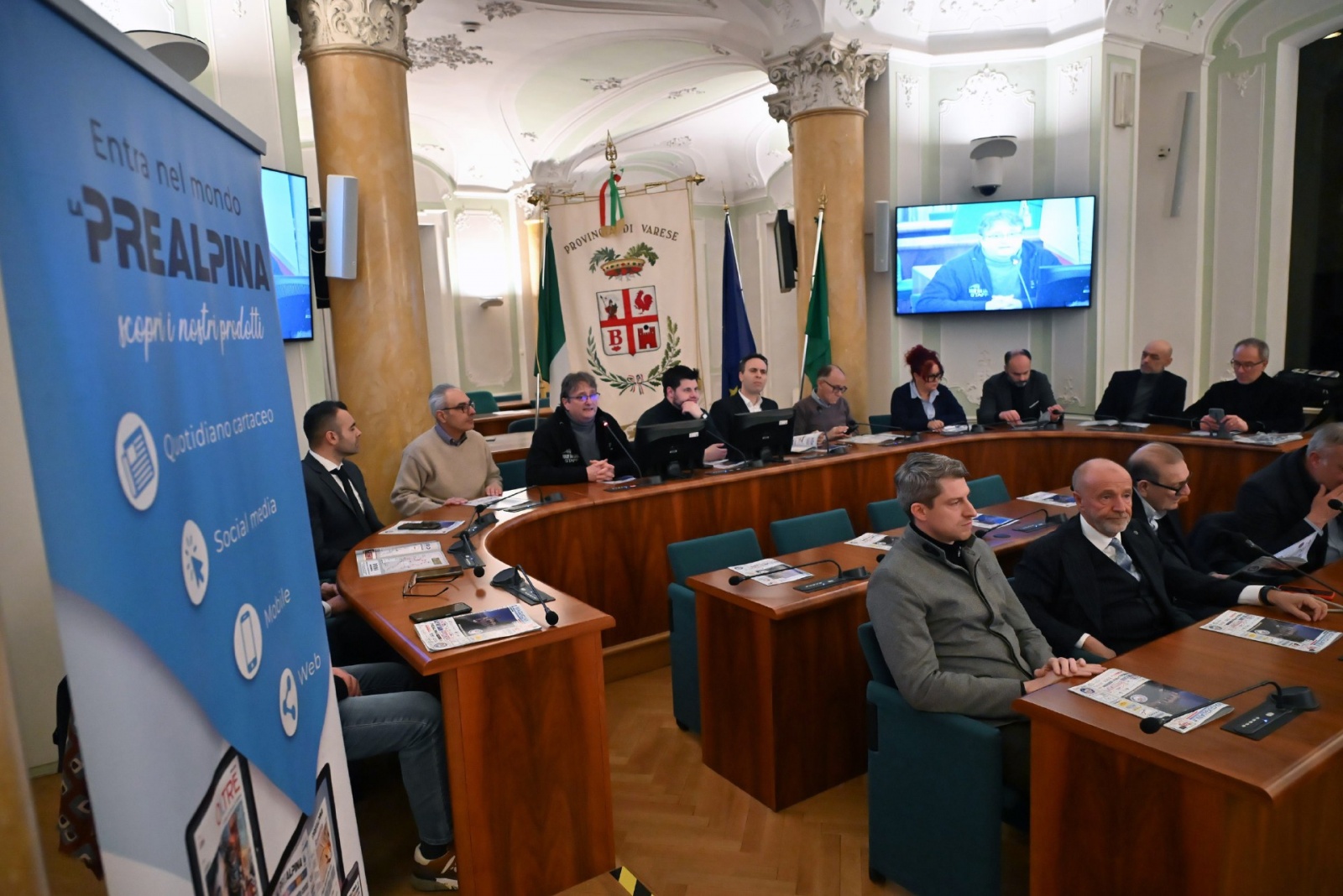 VARESE. PRESENTAZIONE 33° RALLY DEI LAGHI, VILLA RECALCATI NELLA FOTO