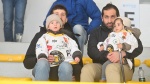 VARESE. HOCKEY IHL. SEMIFINALE CAMPIONATO GARA 2. HCMV VARESE-KALTERN CALDARO EISHOCKEY NELLA FOTO PICCOLI TIFOSI
