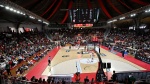 VARESE. BASKET LBA. OPENJOBMETIS VARESE-GIVOVA SCAFATI NELLA FOTO PANORAMICA PALAZZETTO