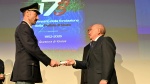 VARESE. FESTA DELLA POLIZIA DI STATO 2025 ALLE VILLE PONTI CON QUESTORE CARLO, GOVERNATORE ATTILIO FONTANA E PREFETTO SALVATORE PASQUARIELLO NELLA FOTO CONSEGNA ONOREFICENZE