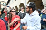 VARESE. FESTA OPENJOBMETIS PALLACANESTRO VARESE AL CAFFEÕ BROLETTO NELLA FOTO MITROU LONG