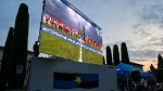 VARESE MAXISCHERMO A VILLA RECALCATI PER LA FINALE DI CHAMPIONS LEAGUE 2025 INTER VS. PSG NELLA FOTO