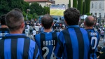 VARESE MAXISCHERMO A VILLA RECALCATI PER LA FINALE DI CHAMPIONS LEAGUE 2025 INTER VS. PSG NELLA FOTO