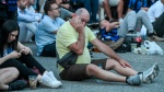 VARESE MAXISCHERMO A VILLA RECALCATI PER LA FINALE DI CHAMPIONS LEAGUE 2025 INTER VS. PSG NELLA FOTO DELUSIONE TIFOSI INTER