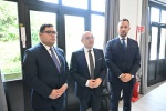 VARESE. FESTA DELLA REPUBBLICA 2025, 2 GIUGNO. NELLA FOTO PREFETTO PASQUARIELLO CON I NUOVI VICE PREFETTI AGGIUNTI GIORGIO POLTRONEO E NICCOLOÕ CESCON
