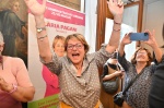 SARONNO BALLOTTAGGIO AZZI PAGANI ELEZIONI 2025 NELLA FOTO SEDE PD ILARIA PAGANI NUOVO SINDACO