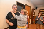 SARONNO BALLOTTAGGIO AZZI PAGANI ELEZIONI 2025 NELLA FOTO SEDE PD ILARIA PAGANI CON IL MARITO