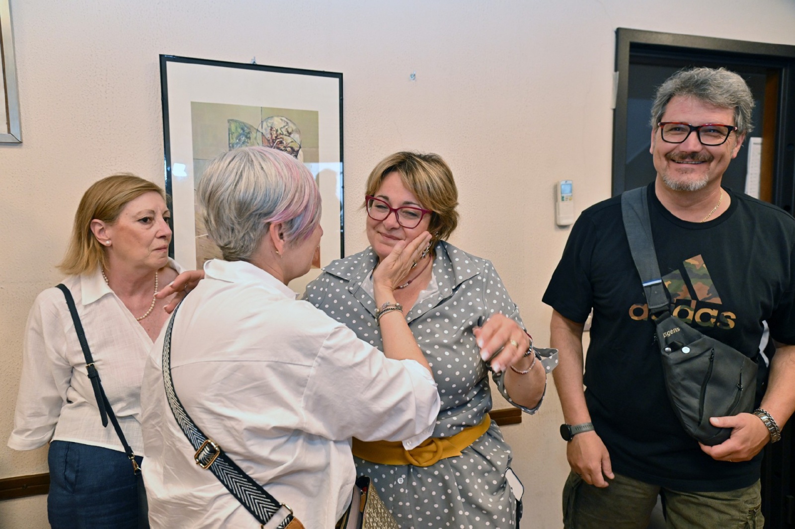 SARONNO BALLOTTAGGIO AZZI PAGANI ELEZIONI 2025 NELLA FOTO SEDE PD ILARIA PAGANI