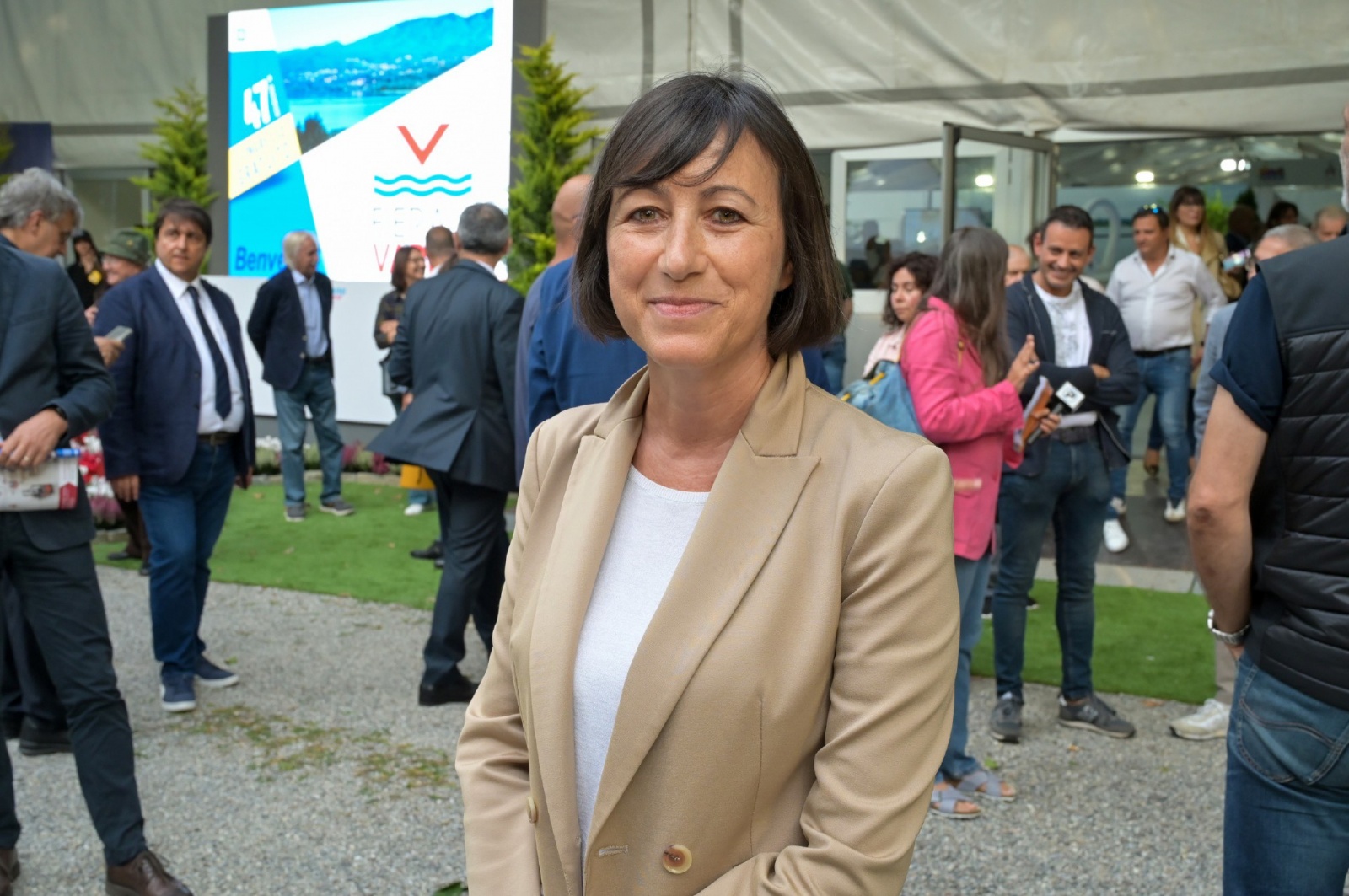VARESE SCHIRANNA INAUGURAZIONE FIERA DI VARESE 2025 NELLA FOTO BARBARA QUARESMINI
