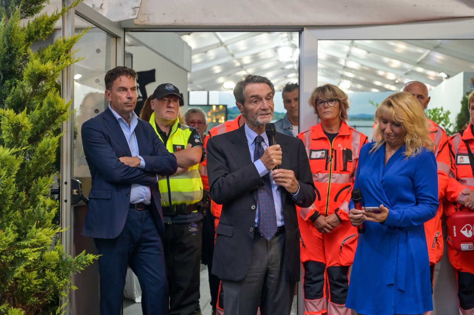 VARESE SCHIRANNA INAUGURAZIONE FIERA DI VARESE 2025 NELLA FOTO FONTANA
