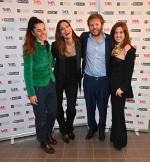 BUSTO ARSIZIO INAUGURAZIONE STAGIONE TEATRALE TEATRO SOCIALE NELLA FOTO CATERINA GABANELLA CHIARA BASCHETTI SARAH MAESTRI CON FEDERICO ZANANDREA