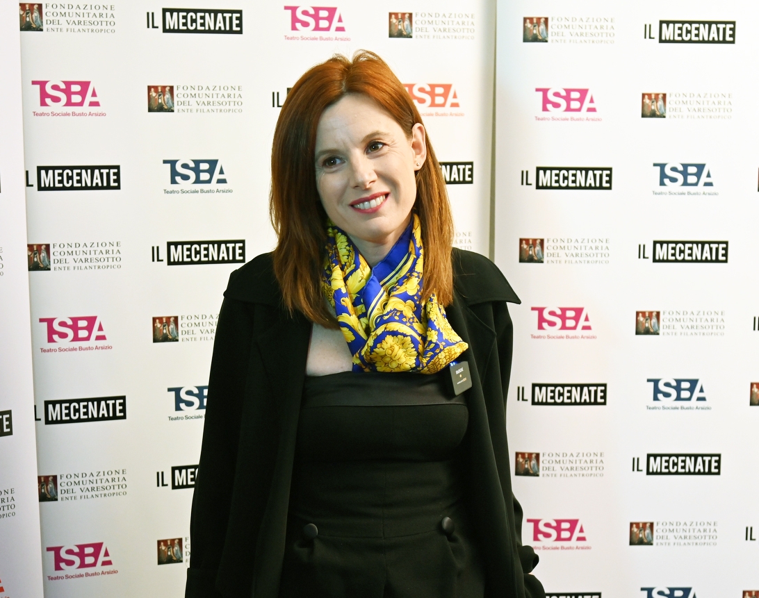 BUSTO ARSIZIO INAUGURAZIONE STAGIONE TEATRALE TEATRO SOCIALE NELLA FOTO SARAH MAESTRI
