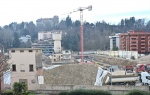 VARESE. PROSEGUONO I LAVORI AL CANTIERE EX AERMACCHI FUTURO CENTRO COMMERCIALE TIGROS