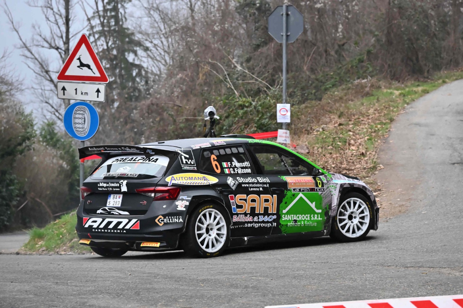 VALGANNA. 34� RALLY DEI LAGHI, PS 6 GANNA-BOAREZZO-GHIRLA NELLA FOTO AUTO 6 PREALPINA