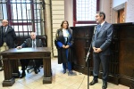 VARESE. GIURAMENTO NUOVA PRESIDENTE TRIBUNALE, MARIOLINA PANASITI NELLA FOTO INTERVENTO GOVERNATORE FONTANA
