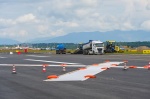 MALPENSA VISITA CANTIERE RIFACIMENTO PISTA 35L NELLA FOTO LA X CHE INDICA LA PISTA CHIUSA
