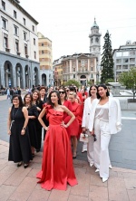 VARESE. EVENTO BENEFICO C.A.O.S. ORGANIZZATO DA ANNA DEL BAR RISTORANTE BASILICO PER LA PROIEZIONE DE ÒIL DIAVOLO VESTE PRADA 2Ó CON ADELE PATRINI, PROF.SSA FRANCESCA ROVERA E EMANUELE MONTI AL MIV, MULTISALA VARESE