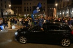 VARESE. FESTEGGIAMENTI TIFOSI INTER IN PIAZZA MONTE GRAPPA