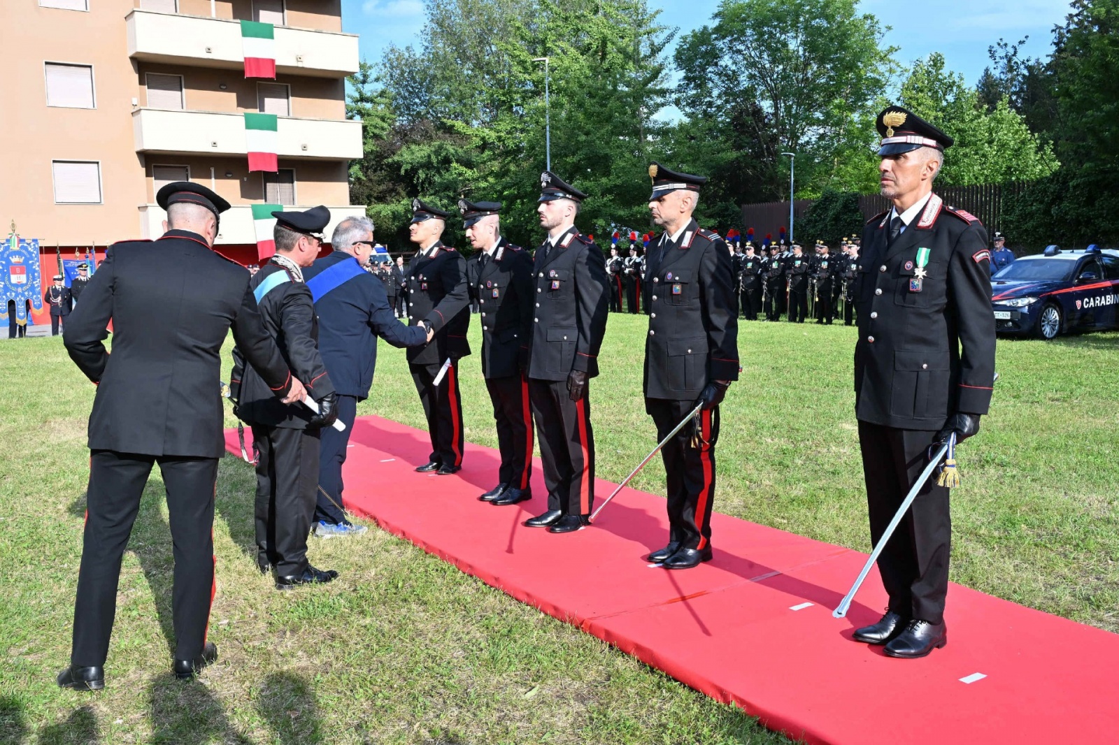 VARESE. FESTA ARMA DEI CARABINIERI 2026 PRESSO IL COMANDO PROVINCIALE DI VIA SAFFI ALLA PRESENZA DEL COLONNELLO MARCO GAGLIARDO, PREFETTO SALVATORE PASQUARIELLO, GOVERNATORE ATTILIO FONTANA