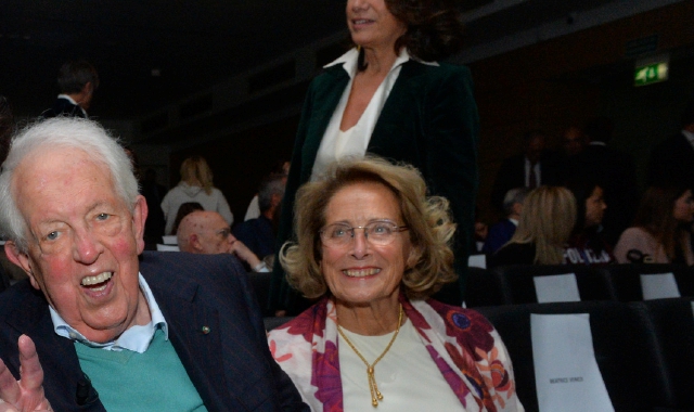 Alfredo Ambrosetti con la moglie Lella