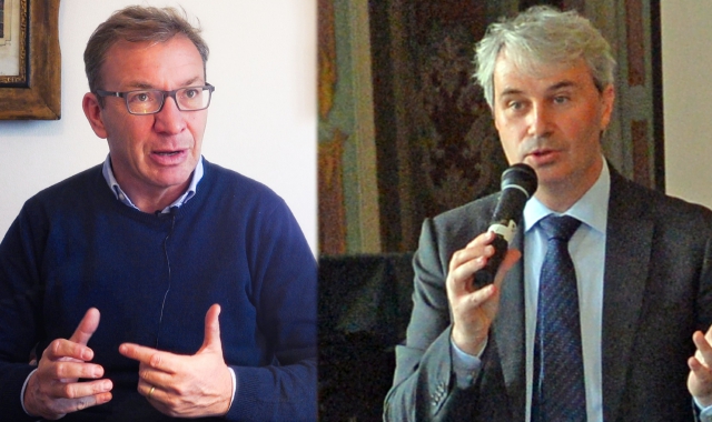 Il deputato Andrea Pellicini e il sindaco Davide Galimberti