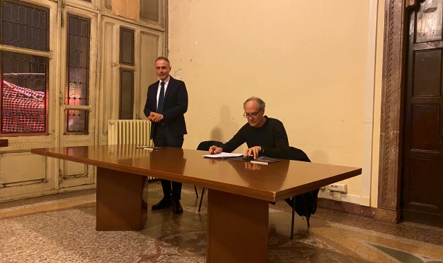 L’incontro tenutosi a Villa Tovalieri con Marco Reguzzoni, presidente dei Repubblicani (Foto Redazione)