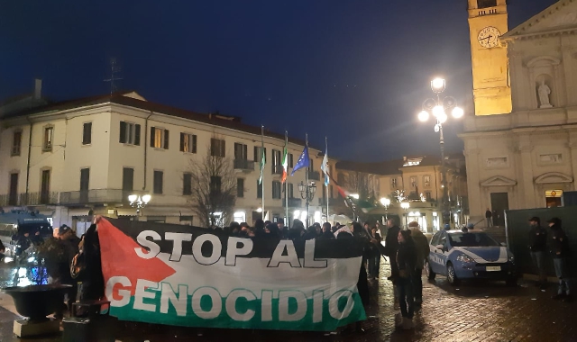 La manifestazione a Saronno