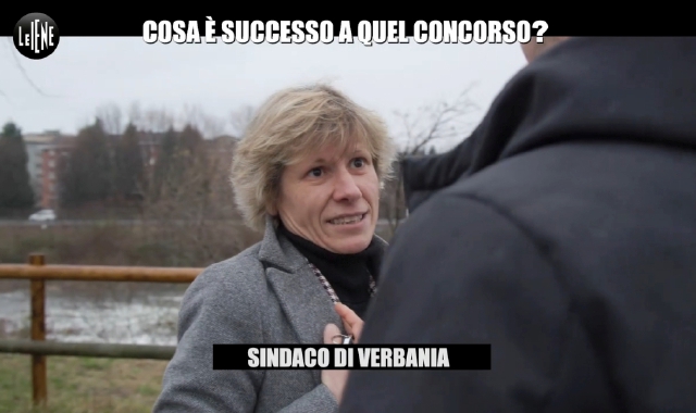 Il sindaco di Verbania Silvia Marchionini al servizio delle Iene (Foto Archivio)