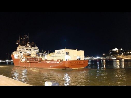 Ocean Viking verso Ancona, attracco in porto verso le 18
