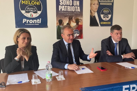 Varese, Zappamiglio con Fratelli d’Italia: «Partito conservatore europeo»