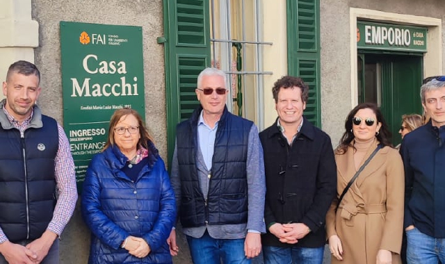 La sottosegretaria all’istruzione, Paola Frassinetti, a Casa Macci col sindaco Mazzucchelli e l’ex Bianchi