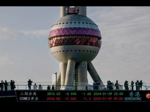 Borsa: Shanghai, apertura in rialzo (+0,26%)