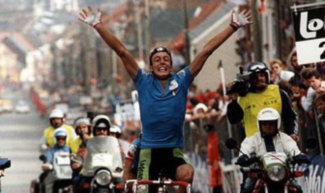 Il ciclista Maurizio Fondriest, (Foto Archivio)