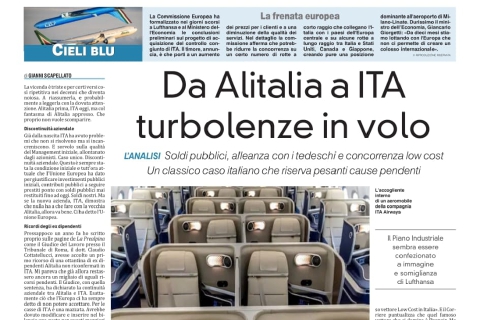 Da Alitalia a ITA, turbolenze in volo