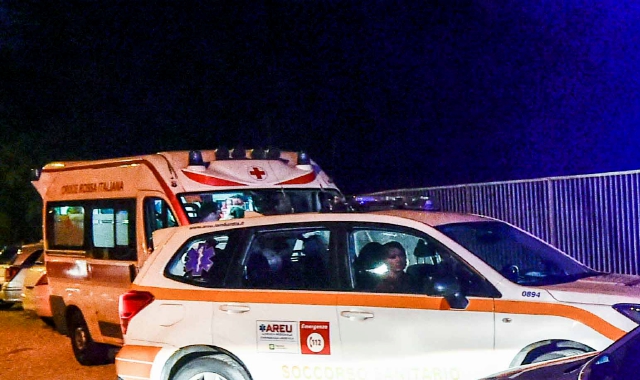 Sul posto sono intervenute ambulanza e automedica (foto Archivio)