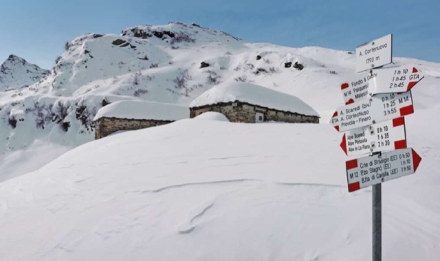 Stop pericolo valanghe: ok alle escursioni in Val Grande sopra i 1.200 metri